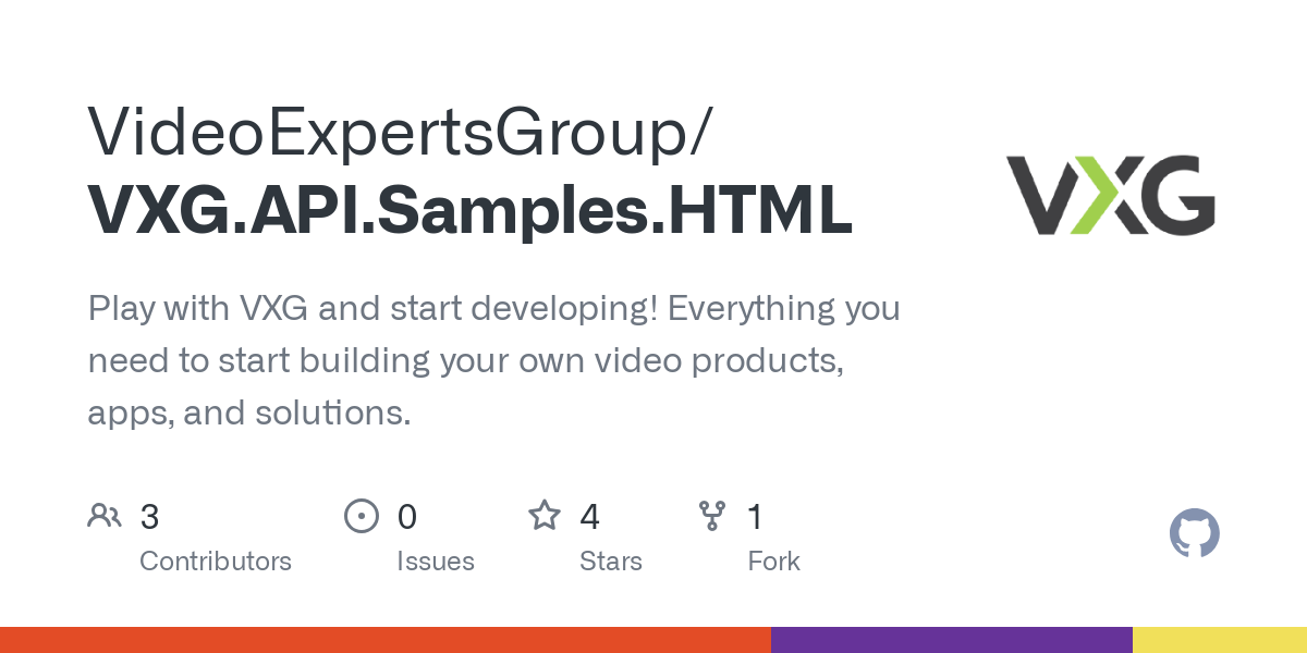 VXG.API.Samples.HTML
