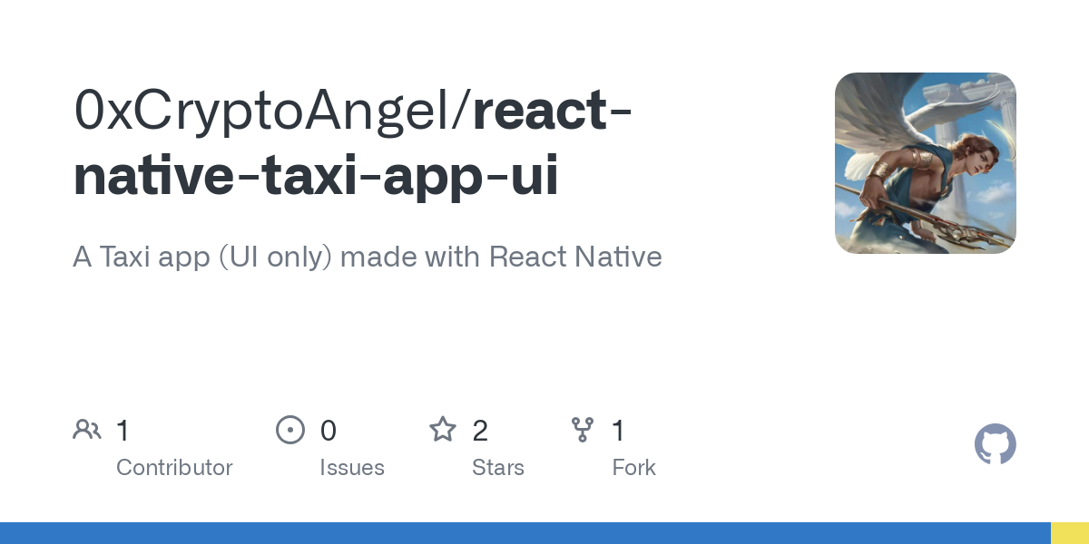 react native taxi app ui
