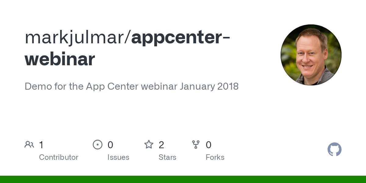 appcenter webinar