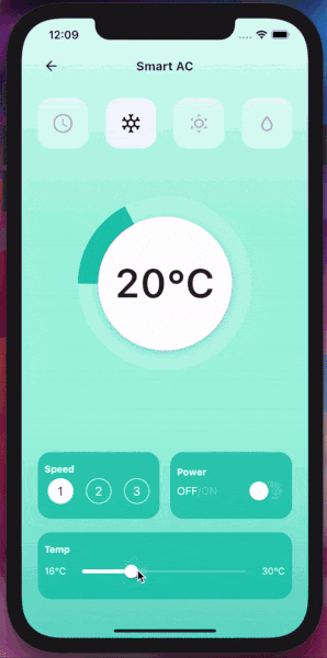 ارسم عنصر تحكم دائري مع CustomPainter في رفرفة