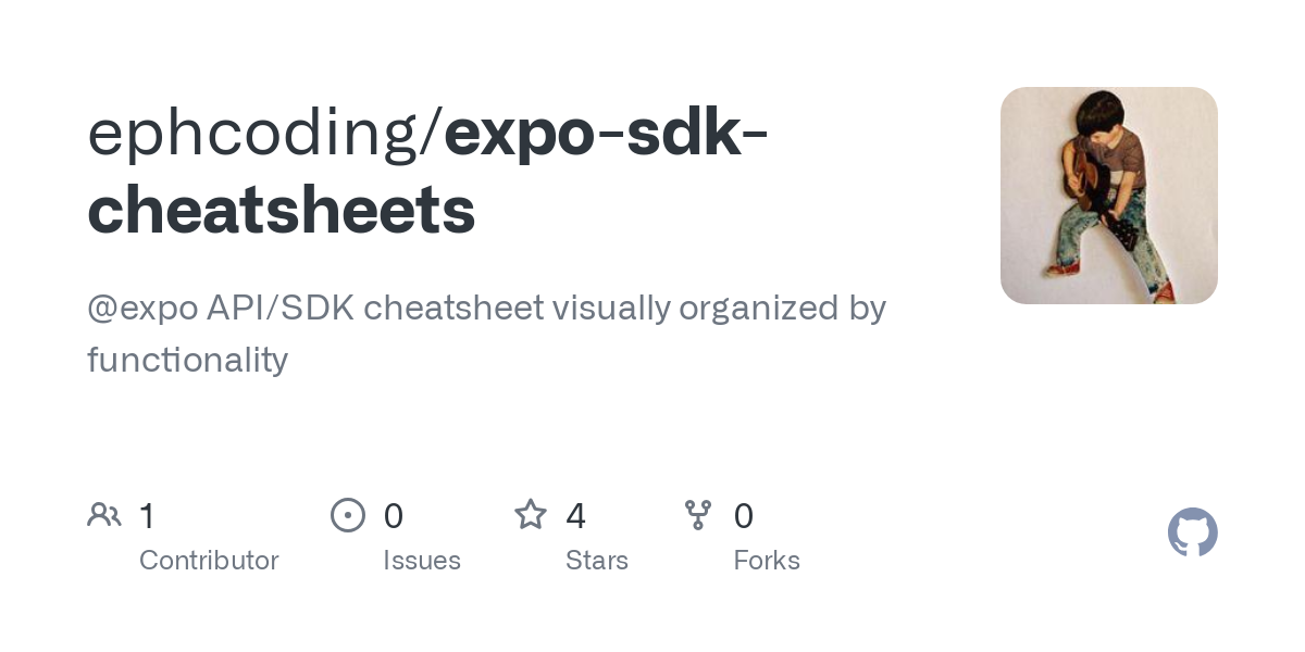 expo sdk cheatsheets