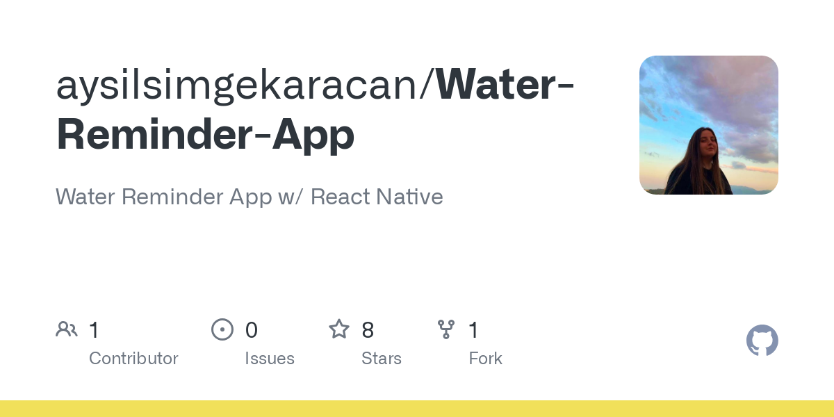 Water Reminder App
