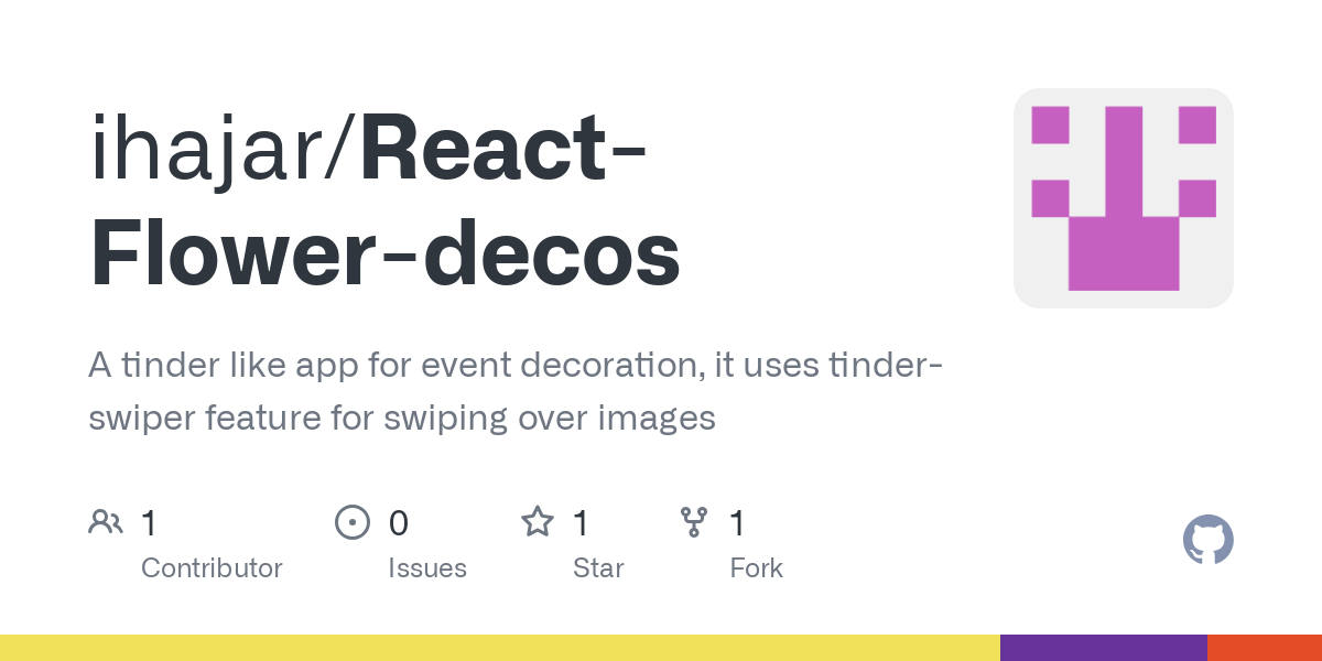React Flower decos