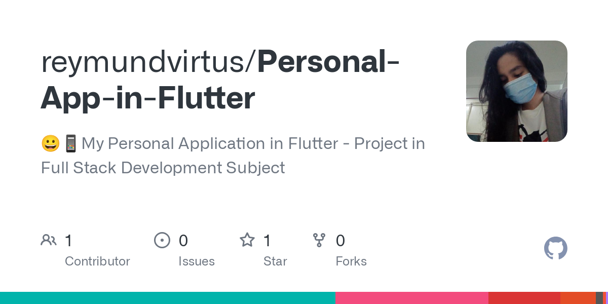 Personal App in Flutter