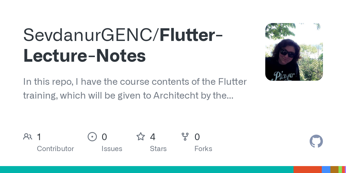 Flutter Lecture Notes