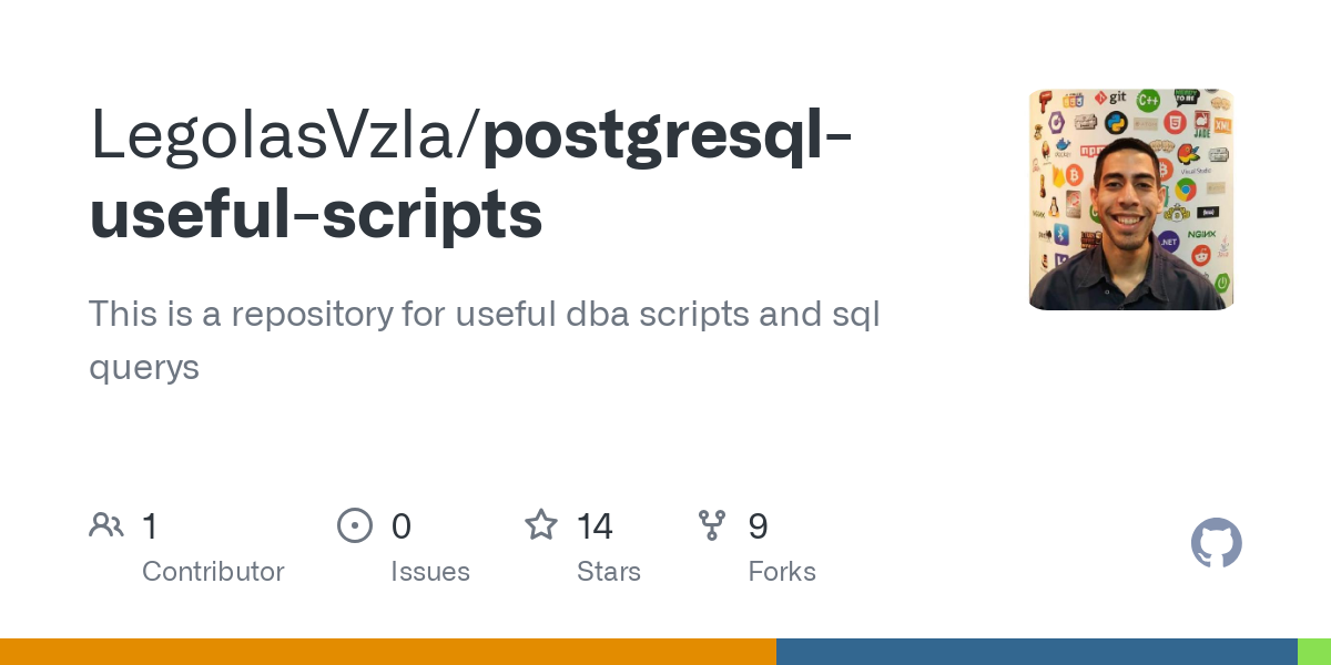 postgresql useful scripts