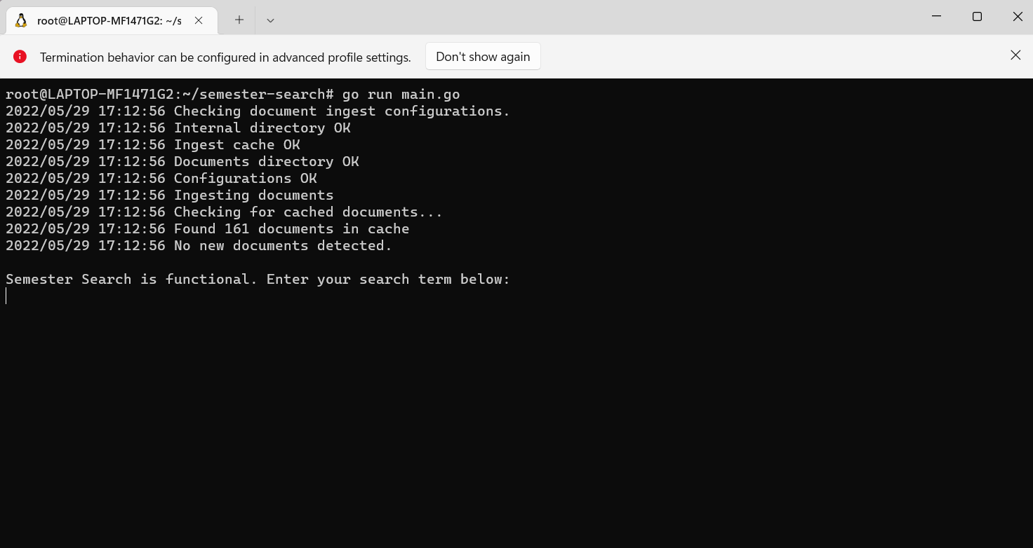 학기 검색 시작.