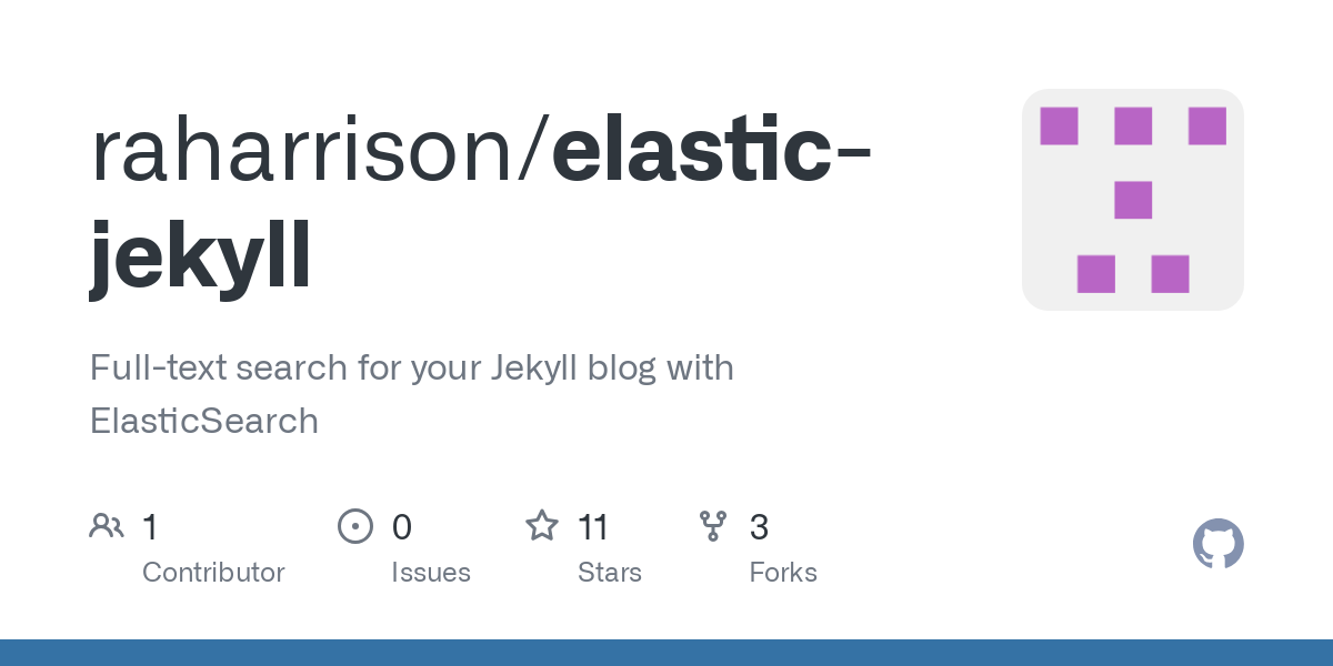 elastic jekyll
