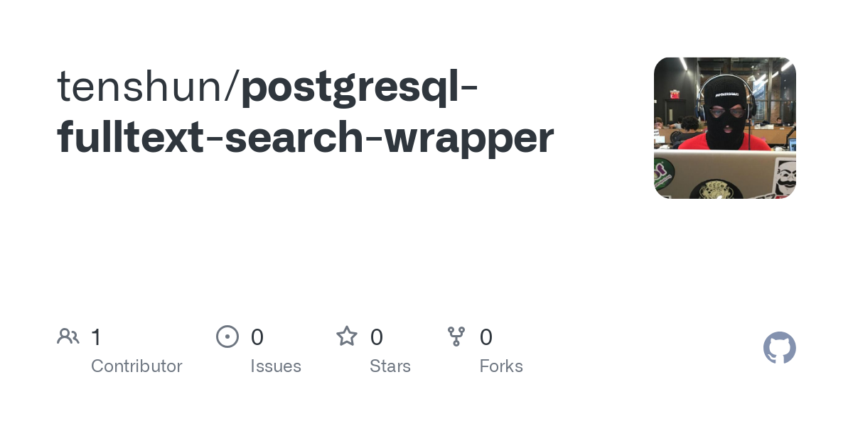 postgresql fulltext search wrapper