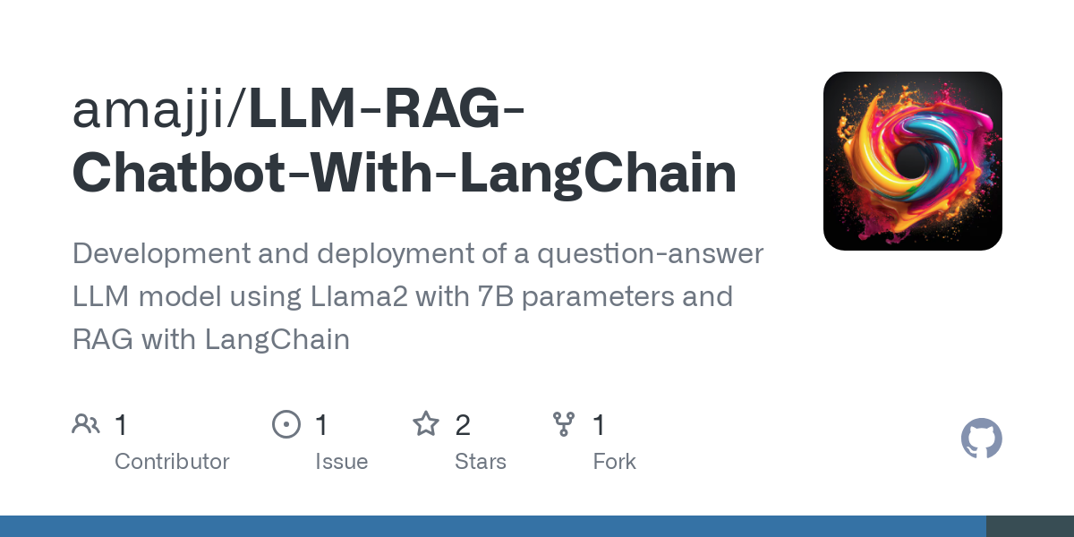 LLM RAG Chatbot With LangChain