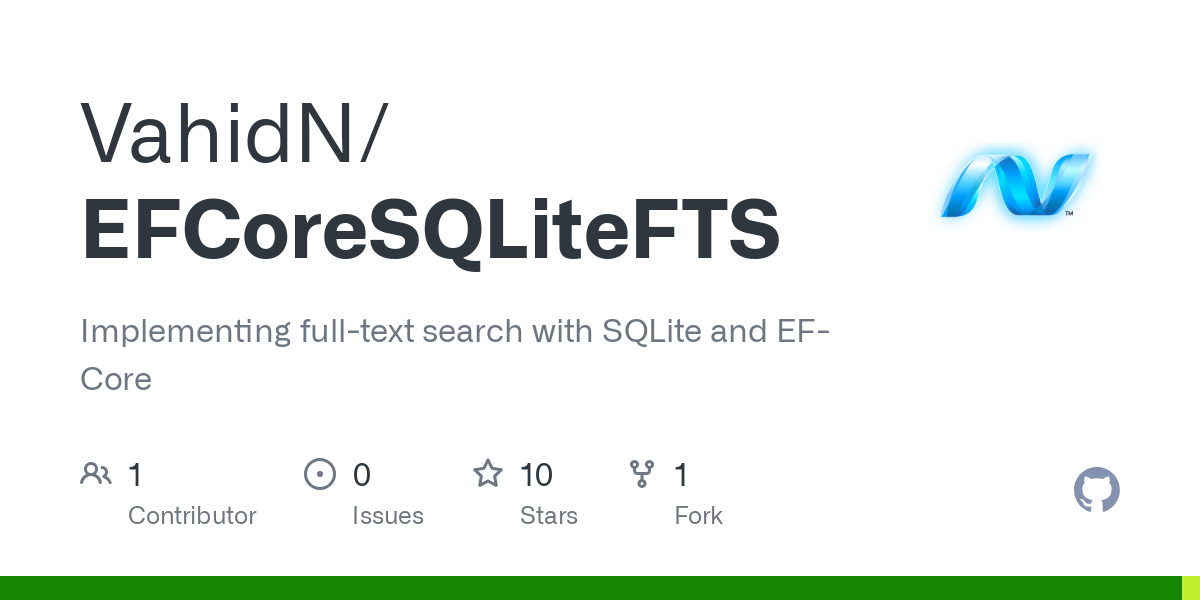 EFCoreSQLiteFTS