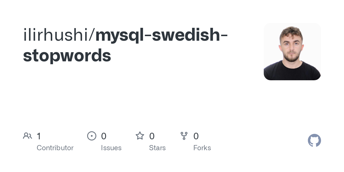 mysql swedish stopwords