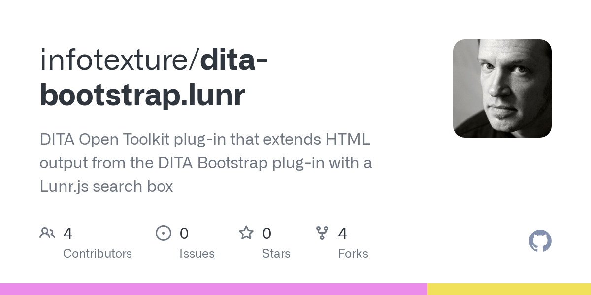 dita bootstrap.lunr