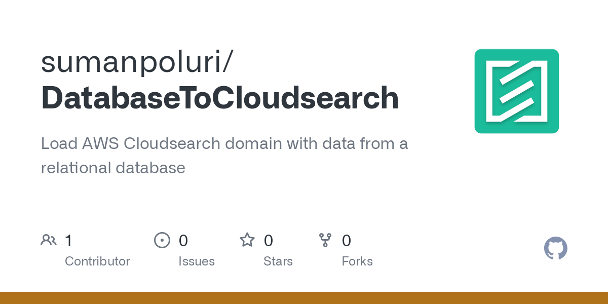 DatabaseToCloudsearch