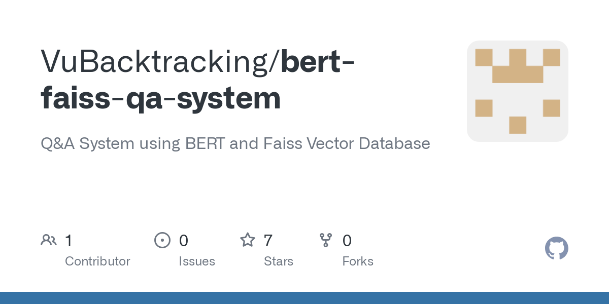 bert faiss qa system