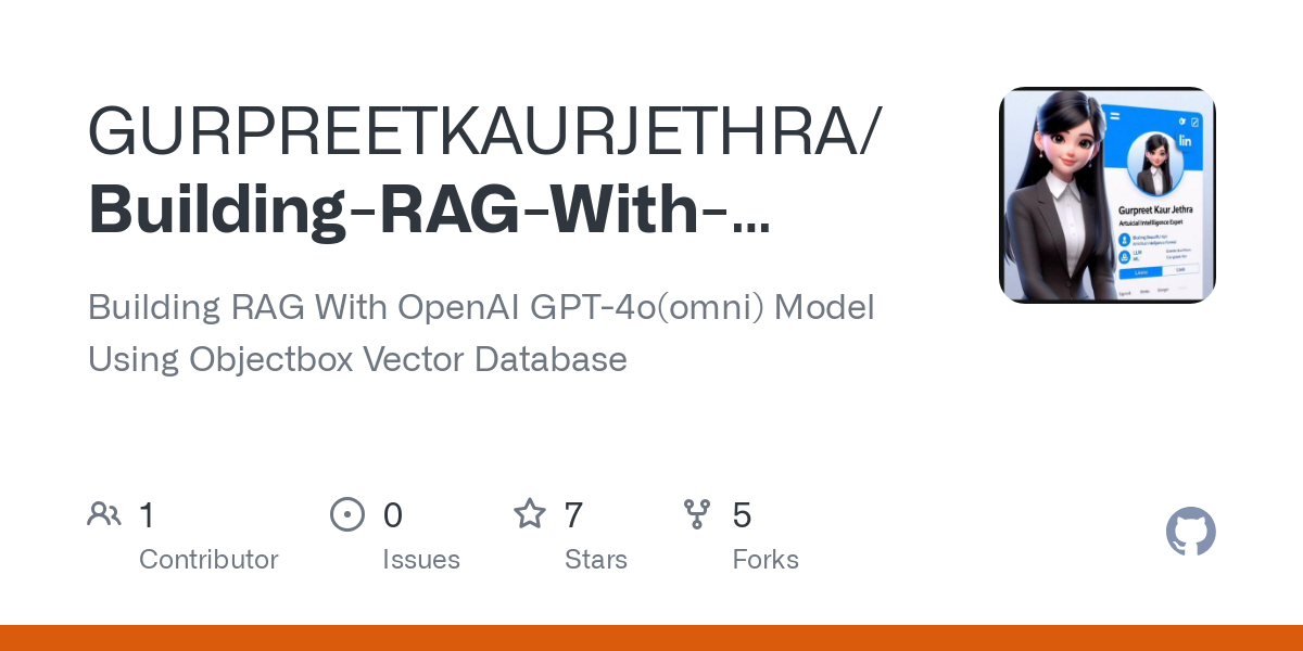 Building RAG With OpenAI GPT 4o omni Model Using Objectbox Vector Database