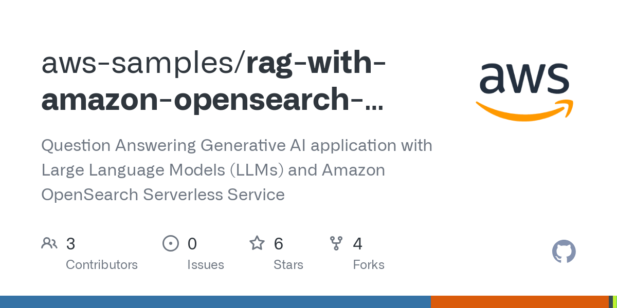 rag with amazon opensearch serverless and sagemaker