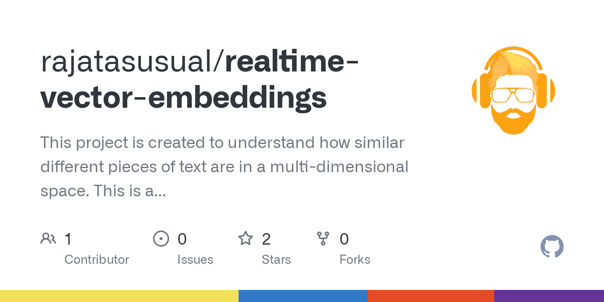 realtime vector embeddings