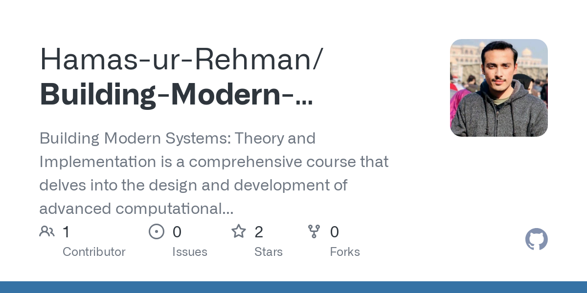 Building Modern Systems Theory and Implementation
