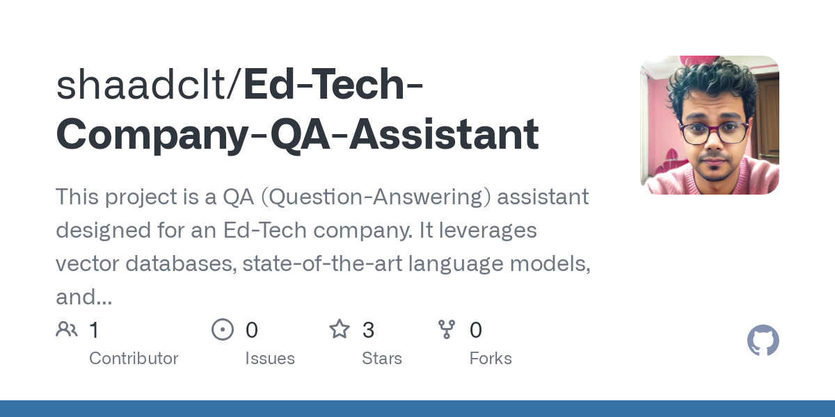 Ed Tech Company QA Assistant