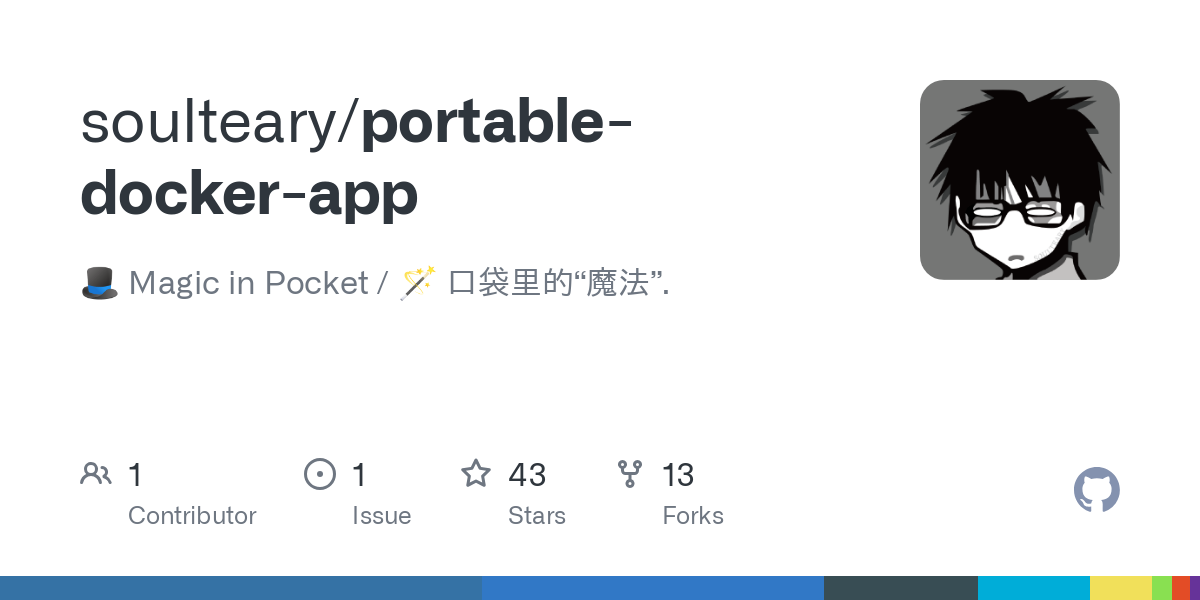 portable docker app