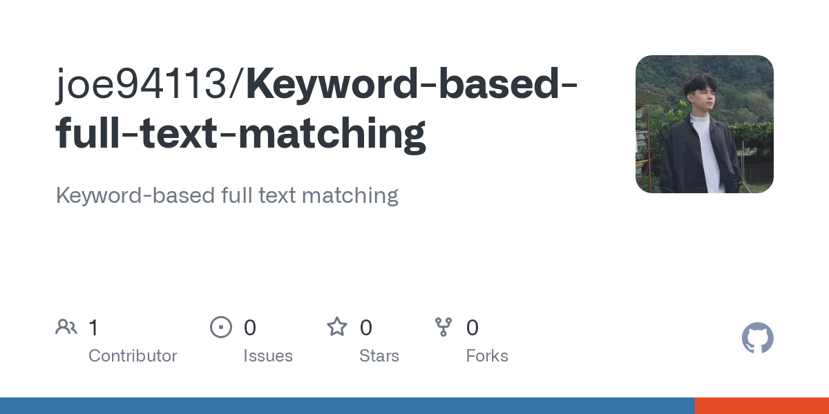 Keyword based full text matching