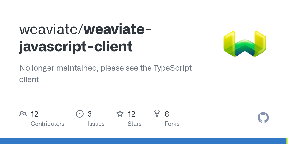 weaviate javascript client