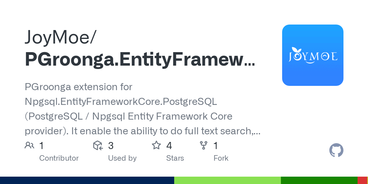 PGroonga.EntityFrameworkCore