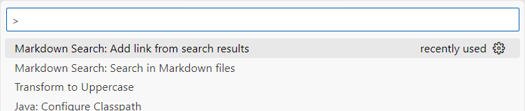 데모 : 명령 팔레트