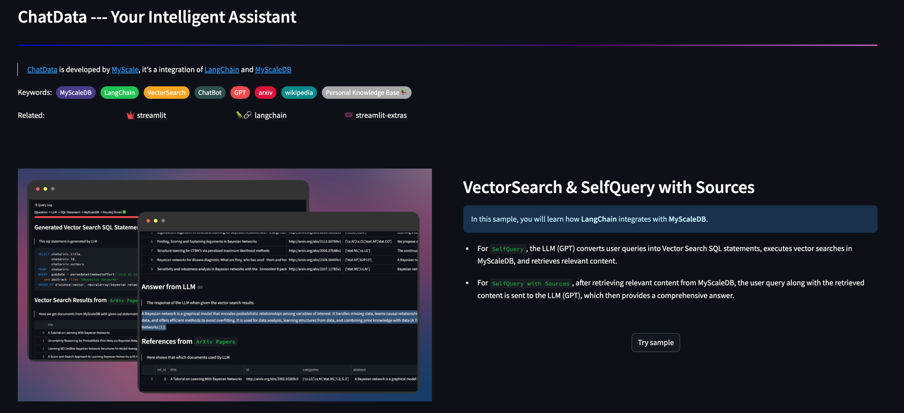 chatdata 홈페이지
