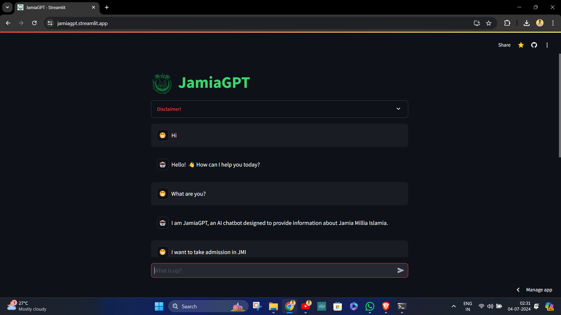 [screenshot1](src/images/JamiaGPT(1).png?raw=true)