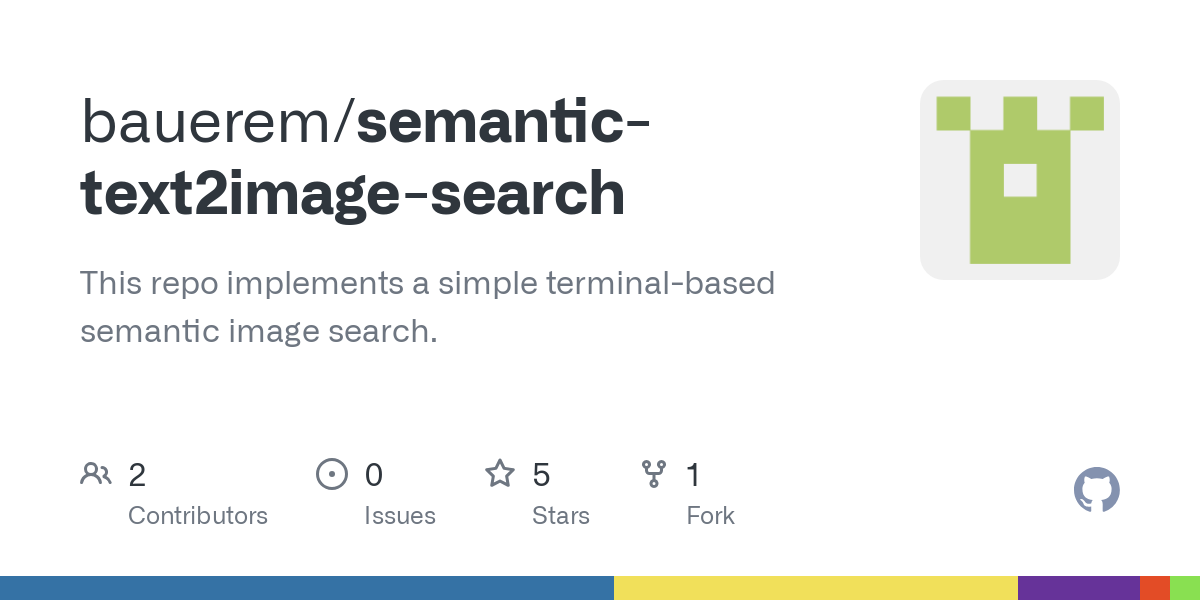 semantic text2image search