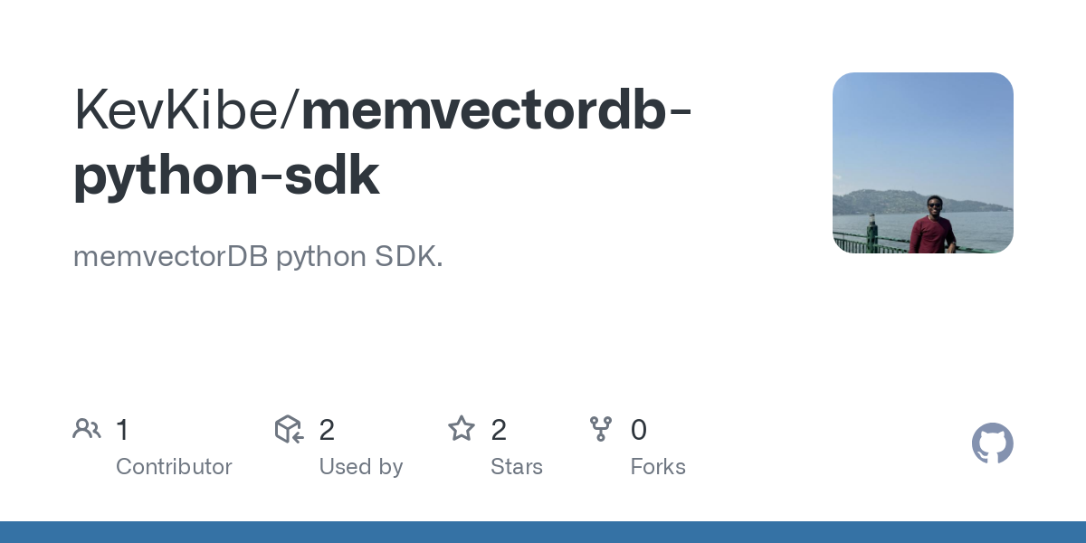 memvectordb python sdk