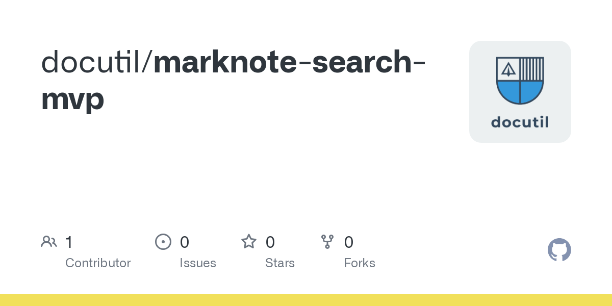 marknote search mvp