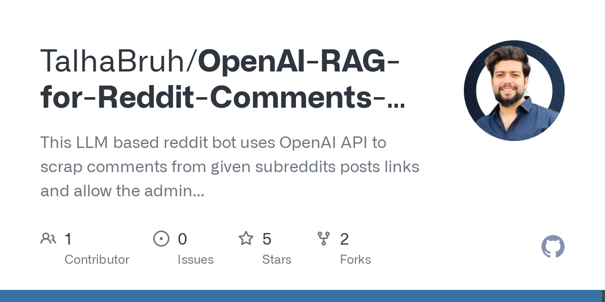 OpenAI RAG for Reddit Comments QnA using Docker