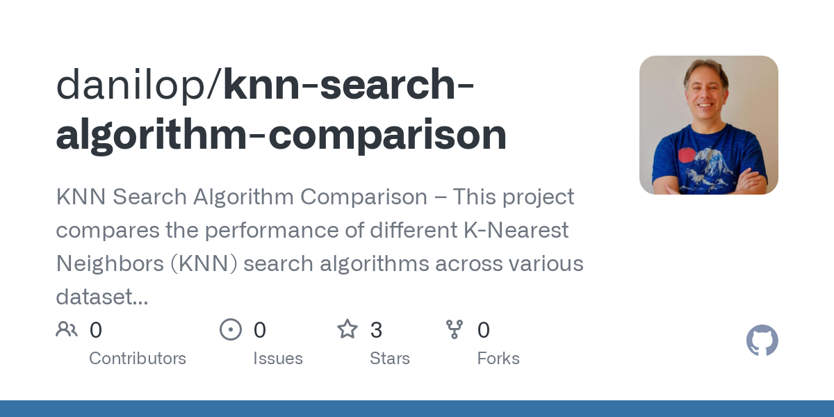 knn search algorithm comparison