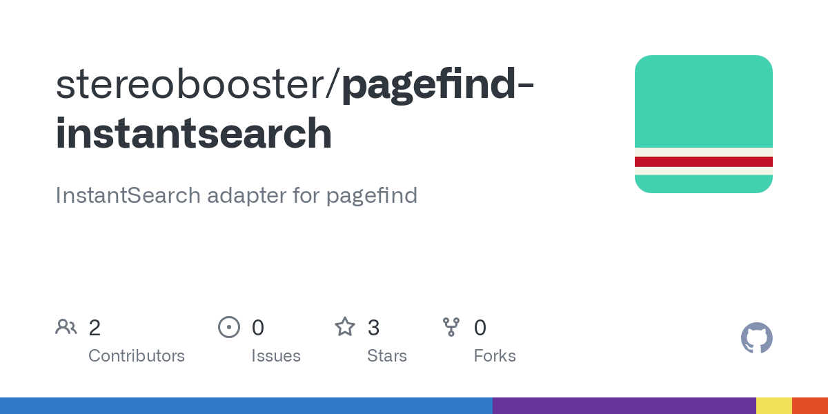 pagefind instantsearch