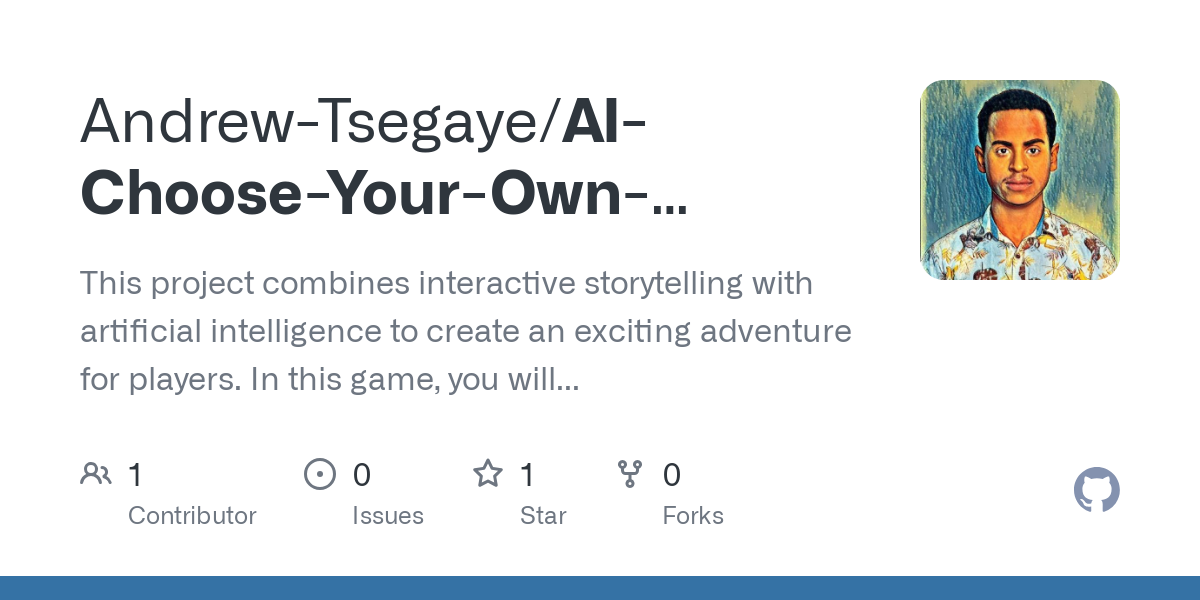 AI Choose Your Own Adventure Game