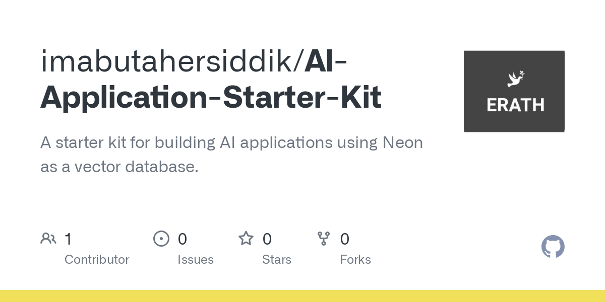 AI Application Starter Kit