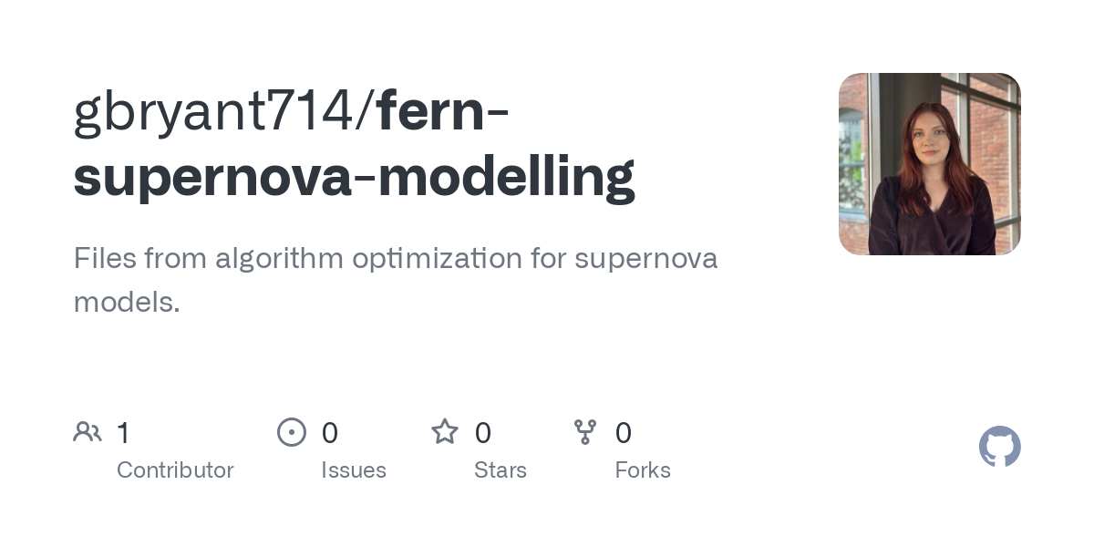 fern supernova modelling