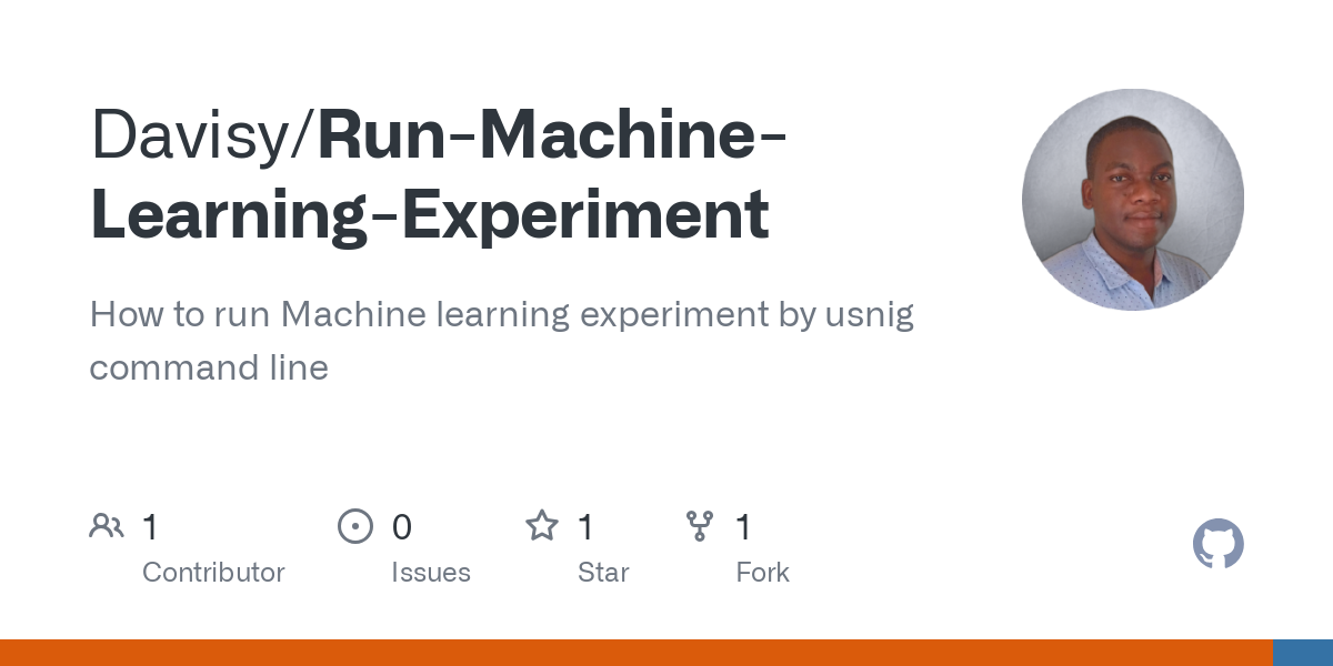 Run Machine Learning Experiment