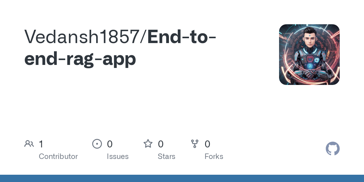 End to end rag app