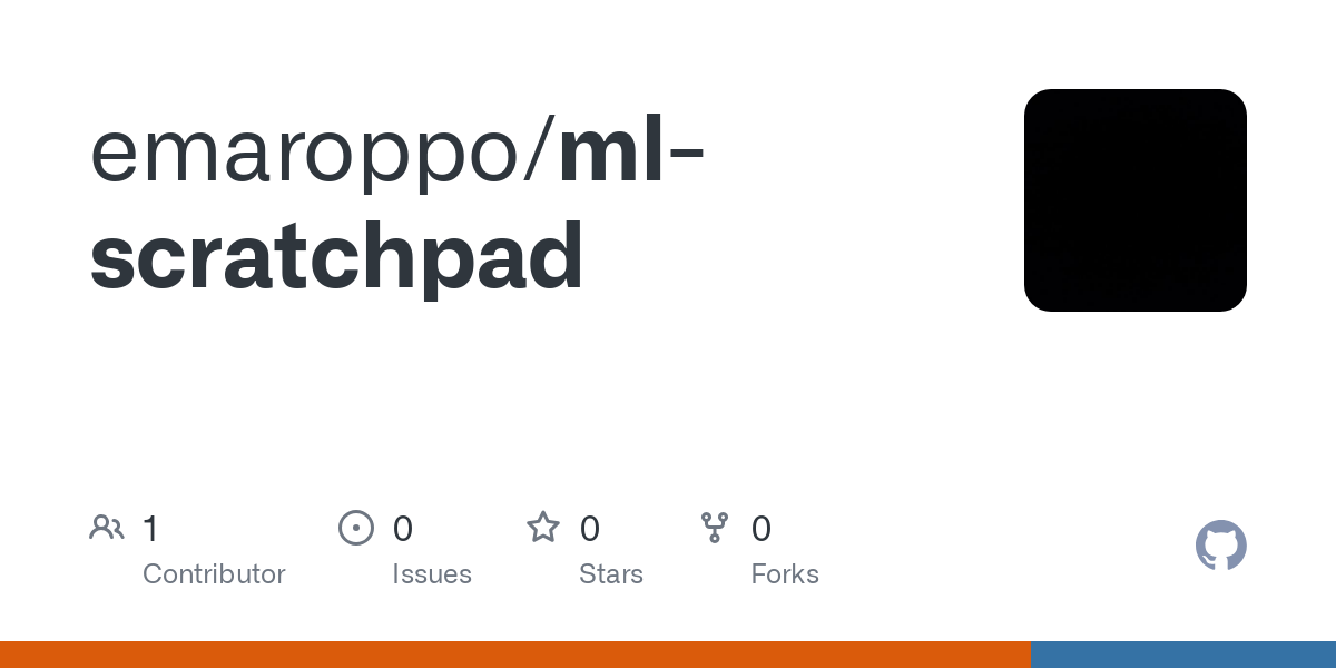 ml scratchpad