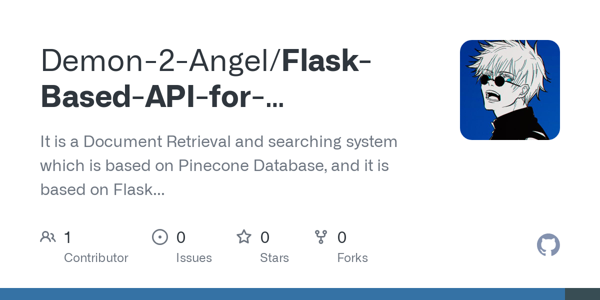 Flask Based API for Document Retrieval