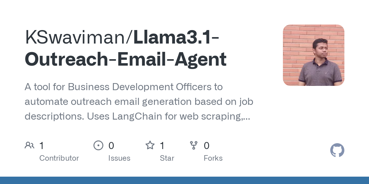 Llama3.1 Outreach Email Agent