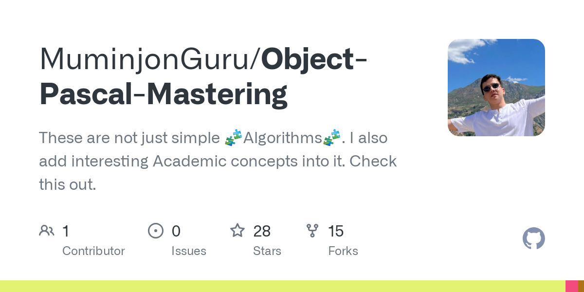 Object Pascal Mastering