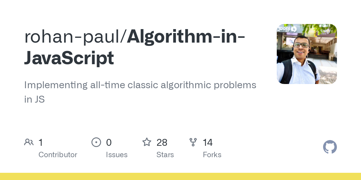 Algorithm in JavaScript