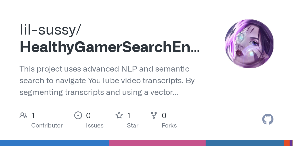 HealthyGamerSearchEngine