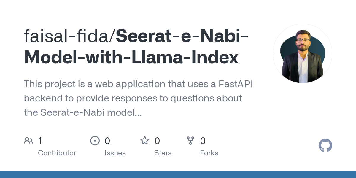Seerat e Nabi Model with Llama Index