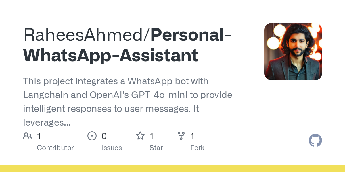 Personal WhatsApp Assistant